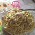 Cooksnap dari Veve Neman untuk resep Simple Fettuccini carbonara