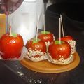 Andria Bittle's cooksnap of when they made Best ever candy apples (they got a chewy coating, not hard to bite at all!).