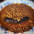 El cooksnap de Arianne cuando hizo Guiso de lentejas con pollo y espinacas en olla rápida.