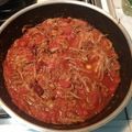 El cooksnap de Manuel Montes de Oca cuando hizo Tinga de res.