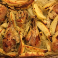 El cooksnap de Marcela Puerta cuando hizo Muslos de pollo al horno.