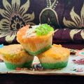 Sumedha Joshi's cooksnap of when they made तिरंगा कप केक (tiranga cupcake recipe in marathi).