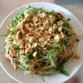 Cooksnap của Hương Lê khi họ làm theo món Nộm đu đủ