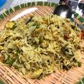 Cooksnap Ain Mohd Kitchen semasa beliau membuat Nasi Goreng Ikan Semalam.
