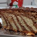Cooksnap από Asimenia Miliou στη συνταγή Zebra cake - Με ό,τι έχει το ντουλάπι! Συνταγή της Ασημένιας Μήλιου