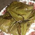 Puja Adhikary (Mistu)'s cooksnap of when they made ছানার পাতুরি (chanar paturi recipe in Bengali).