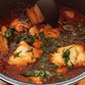 El cooksnap de Alicia Lagarto cuando hizo Caldereta de pescado y marisco.