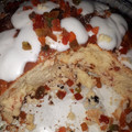 El cooksnap de adriana zderic cuando hizo Pan dulce navideño con aceite, bien húmedo y esponjoso.