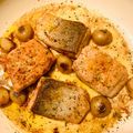 Tanzeena Mukherjee's cooksnap of when they made প্যান ফ্রায়েড স্যালমন ফিশ (pan fried salmon fish recipe inn Bengali).