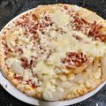 El cooksnap de OLGA cuando hizo Pizza de bacón y cebolla caramelizada.
