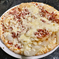 El cooksnap de OLGA cuando hizo Pizza de bacón y cebolla caramelizada.