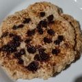 El cooksnap de Sara cuando hizo Pancakes de avena y banana (veganos).