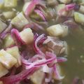 El cooksnap de Ari Flores cuando hizo Aguachile de Pescado.