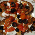 El cooksnap de GOOMER (en salsa verde) cuando hizo Tostada de tomates cherry confitados y burrata.