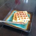 Frank's cooksnap of when they made Classic Belgian Waffles.