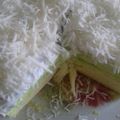 Cooksnap dari wahyul hikmayati untuk resep Rainbow cake kukus lembut dan simple