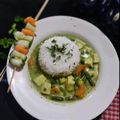 Disha Prashant Chavda's cooksnap of when they made વેજ થાઈ ગ્રીન કરી વિથ લેમન જીંજર રાઈસ.