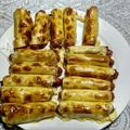 El cooksnap de Aly cuando hizo Rollito de Frankfurt/Bacon/Queso.