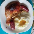 El cooksnap de Teresita Felíz cuando hizo Pollo asado con puré de papas natural....