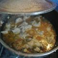 El cooksnap de Dan Barreto @elhornodeeloy cuando hizo 486. Manitas de cerdo salsa picante.
