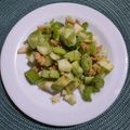 El cooksnap de Bianka Palma cuando hizo Ensalada Waldorf.