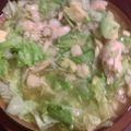 El cooksnap de Mariposa cuando hizo Pozole Verde de pollo.