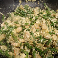 El cooksnap de Vicky noguero planas cuando hizo Revuelto de espárragos trigueros con gambas.
