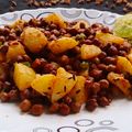 Rekha Devi का कुकस्नैप जब उन्होंने काले चने और मूंग फ्राई(kale chane our moong fry recipe in Hindi) बनाया था।