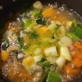 El cooksnap de Laura Finollo cuando hizo Sopa de verduras casera !.
