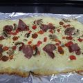 El cooksnap de Victor Martinez Pardo cuando hizo Pizza grez con masa de pollo.