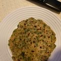 Steffi Dias's cooksnap of when they made Methi paratha.