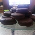 El cooksnap de Daii Covian cuando hizo Alfajores de chocolate.