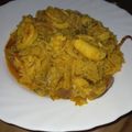 El cooksnap de mariana cuando hizo Paella de mariscos.