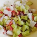 Umme Ahmad's cooksnap of when they made Kachumber salad.