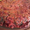 El cooksnap de Victoria Djn cuando hizo Tortilla de remolacha y espinaca 🥬Con batatas al horno🍠.