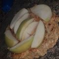 El cooksnap de Luciana Braca cuando hizo Pancake de avena y granola.