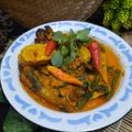 Cooksnap dari Titin Gisa untuk resep 129) pecel terong ikan asap with kemangi