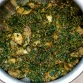 Vidu ganguli का कुकस्नैप जब उन्होंने मेथी आलू की सब्जी (Methi aloo ki sabzi recipe in Hindi) बनाया था।