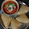 Bansi Thaker's cooksnap of when they made ચણા મસાલા વિથ પરાઠા(chana masala with paratha recipe in Gujarati).