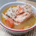 safarazkitchen 🍃🍊🍒's cooksnap of when they made Steamed Salmon in foil with mushrooms and vegetables Miso based.