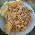 El cooksnap de Kattyca cuando hizo Guiso de arroz con chorizo.