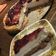 El cooksnap de Malena Diaz cuando hizo New York Cheesecake riquísima! Con Coulis de frutillas!.