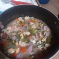 El cooksnap de Spike olivares cuando hizo Ceviche chorito-camarón.