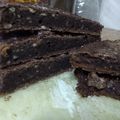 El cooksnap de Verito cuando hizo Brownie de lentejas y algarroba.
