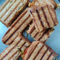 Roopesh Kumar's cooksnap of when they made Spinach Capsicum cheese Sandwich (brown bread) (jain/regular).