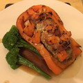 Jenny Atkinson's cooksnap of when they made Maple Sausage Stuffed Acorn Squash.