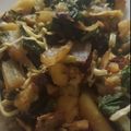 El cooksnap de Magalys Mujica cuando hizo Papitas con acelgas.