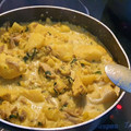 El cooksnap de JG MANIAC cuando hizo Patatas con nata y champiñones.