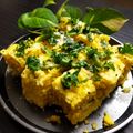 Parul Patel's cooksnap of when they made ખમણ ઢોકળા(Khaman dhokala recipe in Gujarati).