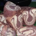 El cooksnap de Yanina Lac cuando hizo Torta marmolada.